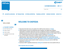 Tablet Screenshot of chepedia.chep.com